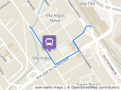 Mapa da parada