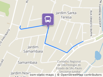 Mapa da parada
