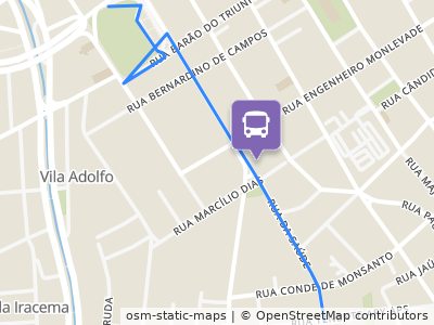Mapa da parada
