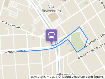 Mapa da parada