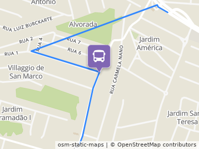 Mapa da parada