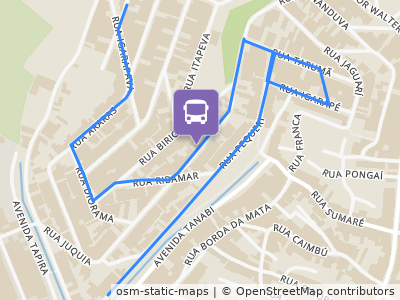Mapa da parada
