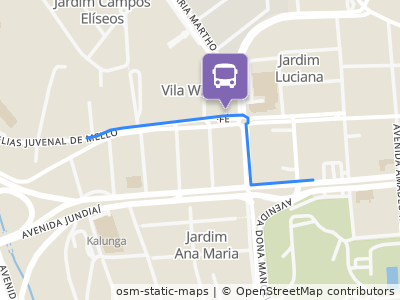 Mapa da parada
