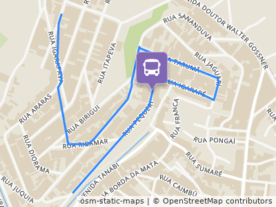 Mapa da parada