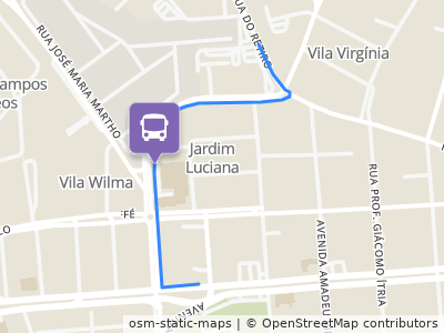 Mapa da parada