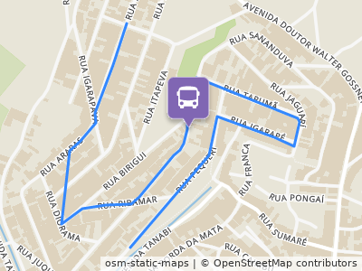 Mapa da parada