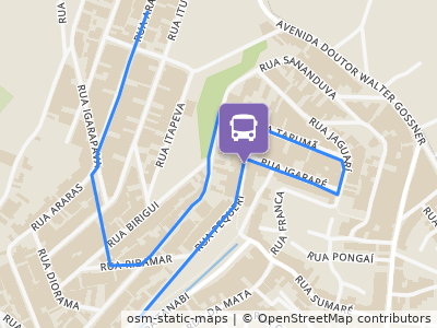Mapa da parada