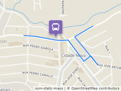 Mapa da parada