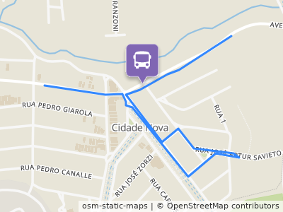 Mapa da parada