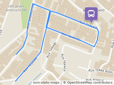 Mapa da parada