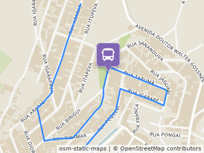 Mapa da parada