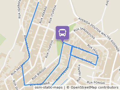 Mapa da parada