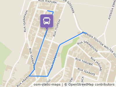 Mapa da parada