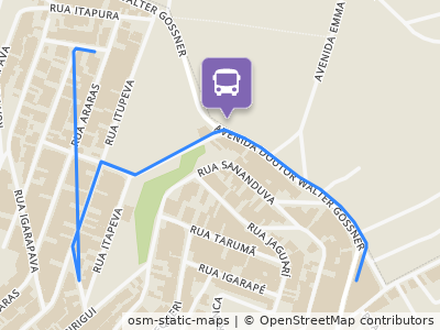 Mapa da parada