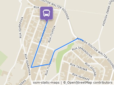 Mapa da parada
