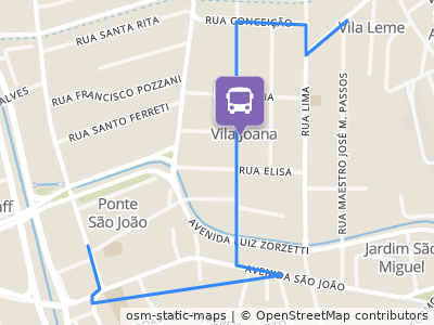 Mapa da parada