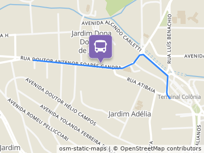 Mapa da parada