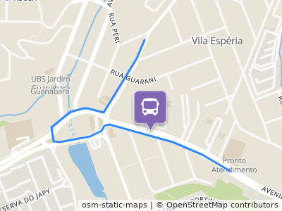 Mapa da parada