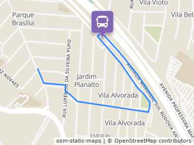 Mapa da parada