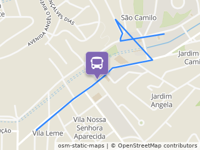 Mapa da parada