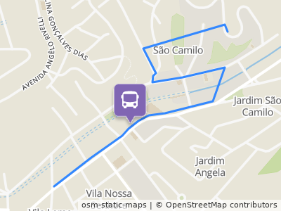 Mapa da parada