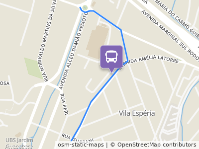 Mapa da parada