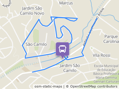 Mapa da parada