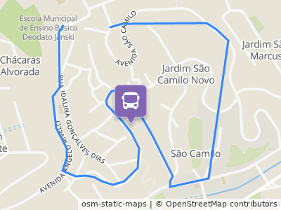 Mapa da parada