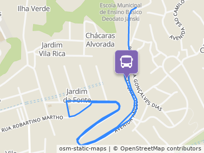 Mapa da parada
