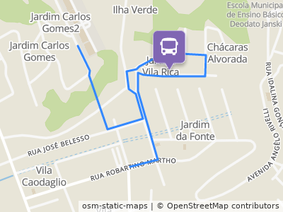 Mapa da parada