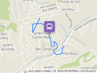 Mapa da parada