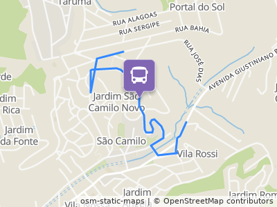 Mapa da parada