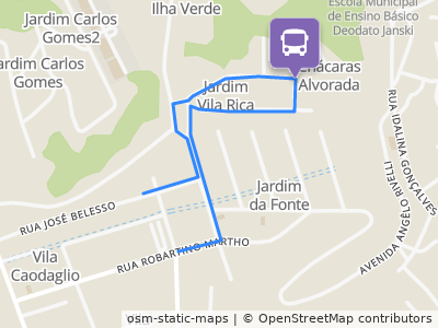 Mapa da parada