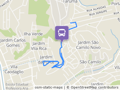 Mapa da parada