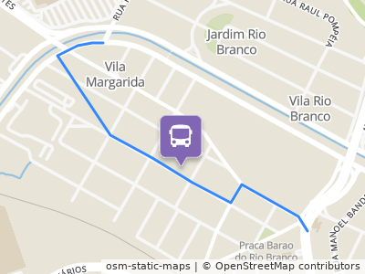 Mapa da parada
