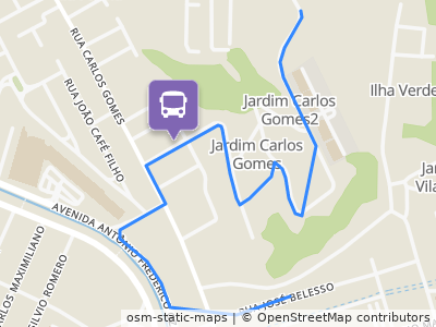 Mapa da parada