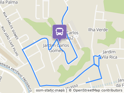 Mapa da parada