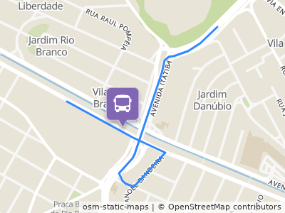 Mapa da parada