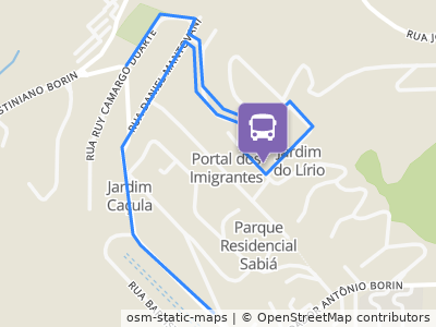 Mapa da parada