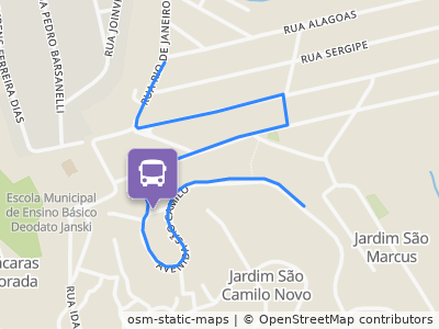 Mapa da parada
