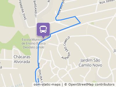 Mapa da parada