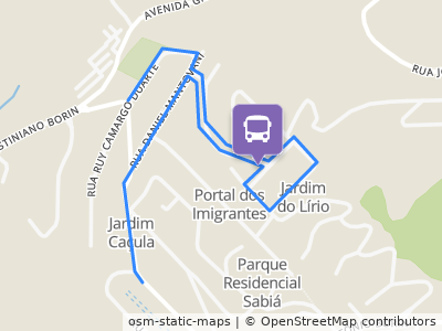 Mapa da parada