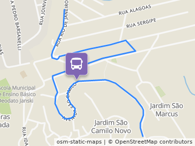 Mapa da parada