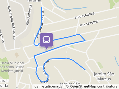 Mapa da parada