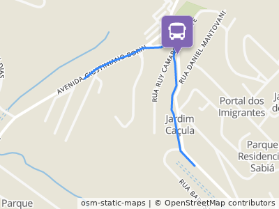 Mapa da parada