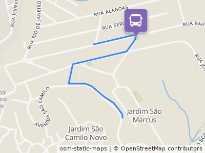 Mapa da parada