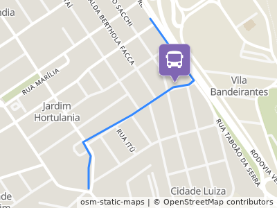 Mapa da parada
