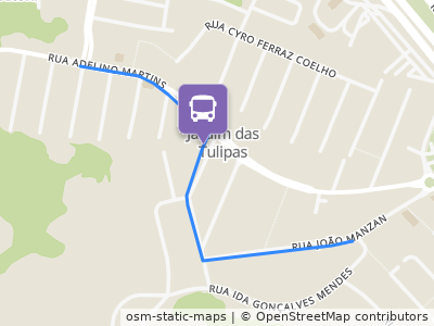 Mapa da parada