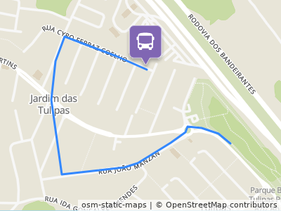 Mapa da parada