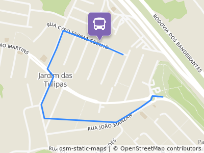 Mapa da parada
